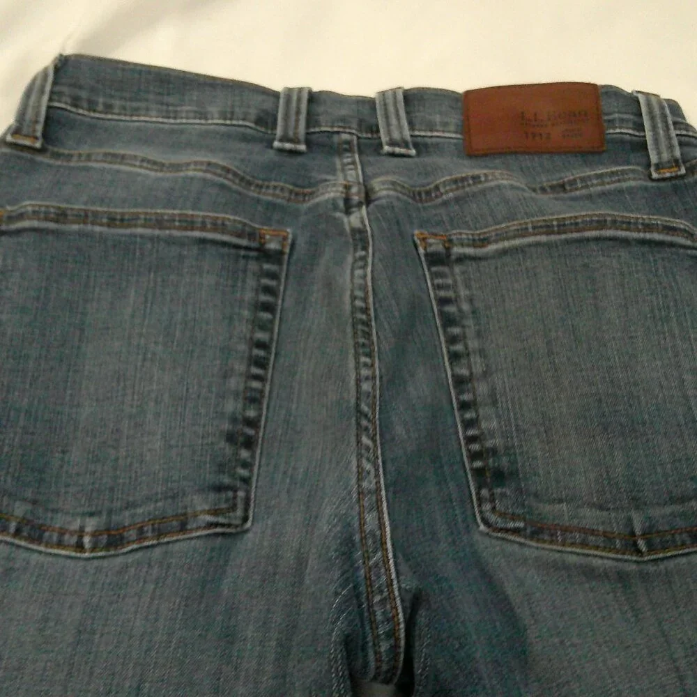 L.L. Bean Standard Fit Bean Flex Retro Classic Preppy Casual Jeans 30 X 29 - Picture 3 of 9
